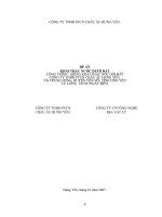 Giếng khai thác nước dưới đất Công ty TNHH PTCN Châu Âu Hưng Yên