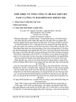 GIỚI THIỆU VỀ TỔNG CÔNG TY BH DẦU KHÍ VIỆT NAM VÀ CÔNG TY BẢO HIỂM DẦU KHÍ HÀ NỘI