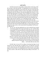 Phân tích hoạt động xuất khẩu một số mặt hàng nông sản chủ yếu ở Việt Nam