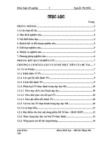 Thử nghiệm và cải tiến các thí nghiệm Sinh học 10 THPT