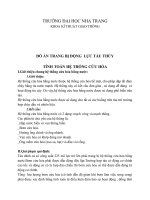 datndl he thong cuu hoa