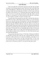 Tổ chức công tác kế toán tập hợp chi phí và tính giá thành sản phẩm xây lắp tại Công ty Cổ phần Xây lắp và Thương mại COMA25