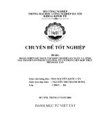 3 Hoàn thiện kế toán tập hợp chi phí sản xuất và tính giá thành sản phẩm tại Công ty cổ phần Liên Hợp thực Phẩm Hà Tây