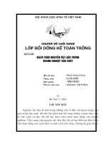 183 Hạch toán nguyên vật liệu trong các doanh nghiệp sản Xuất