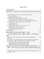 Kế hoạch ngân sách 2006-2010