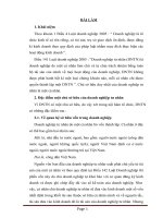 Bài tập các nhân 1 thuong mại 1- Đặc điểm một chủ sở hữu của doanh nghiệp tư nhân