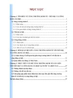 Tăng trưởng KT- tiến bộ và công bằng XH