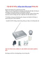 Lắp đặt hệ thống chống trộm hồng ngoại không dây