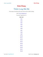 Thiên Long Bát Bộ - Kim Dung