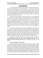 Một số giải pháp nhằm hoàn thiện và nâng cao chất lượng thanh toán bằng L/c tại Ngân hàng NN v PTNT chi nhánh nam Hà Nội - Việt Nam