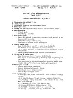 Chương trình học phần Các mô hình vũ trụ - Khoa vật lý Đại học Đà Lạt