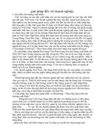 giải pháp đối với doanh nghiệp