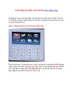 Cách đăng ký nhân viên mới lên máy chấm công