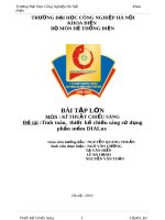 thiết kế sử dụng chiếu sáng bằng phần mềm DIALUX