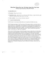 Mẫu đơn tham dự cuộc thi sáng tạo Việt Nam