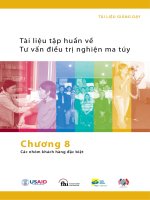 Tài liệu tập huấn về tư vấn điều trị nghiện ma túy