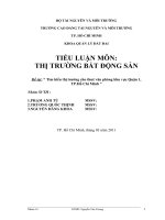 Tìm hiểu thị trường cho thuê văn phòng khu vực Quận 1, TP.Hồ Chí Minh