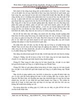 hoàn thiện tổ chứa công tác kế toán doanh thu, chi phí và xác định kết quả kinh doanh tại công ty cổ phần thương mại Thành Nam