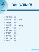 Phân tích tình hình tiêu thụ sản phẩm tại công ty TNHH An Việt