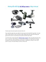 Hướng dẫn thiết lập hệ thống camera  bằng webcam