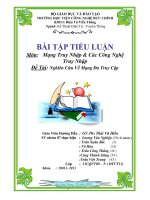 Nhóm 07 - Bài Tập  Tieu Luan mon Mang Truy Nhap (ĐTVT 11)