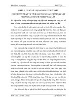 19 Kế toán chi phí sản xuất và tính giá thành sản phẩm xây lắp trong các Doanh nghiệp xây lắp