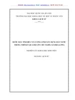 BƯỚC ĐẦU TÌM HIỂU VỀ CƯƠNG LĨNH XÂY DỰNG ĐẤT NƯỚC TRONG THỜI KỲ QUÁ ĐỘ LÊN CHỦ NGHĨA XÃ HỘI (6-1991)