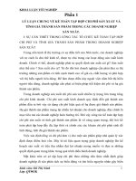 tập hợp chi phí và giá thành sản phẩm tại DNTN sản xuất cói xuất khẩu Thành Hóa