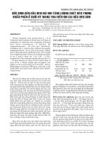 Sức sinh sản của heo nái khi tăng lượng chất béo trong khẩu phần ăn cuối thai kì