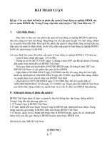 Các quy định thể hiện sự phân cấp quản lý hoạt động sự nghiệp BHXH của các cơ quan BHXH cấp Trung Ương, cấp tỉnh, cấp huyện ở Việt Nam hiện nay