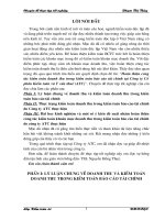 372 Hoàn thiện công tác kiểm toán doanh thu trong kiểm toán báo cáo tài chính tại Công ty cổ phần kiểm toán và tư vấn thuế (ATC)