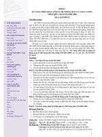 Kĩ năng triển khai áp dụng hệ thống quản lý chất lượng theo tiêu chuẩn ISO 9001-2008