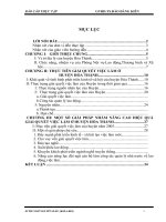 Một số giải pháp nâng cao hiệu quả giải quyết việc làm ở huyện Hòa Thành, tỉnh Tây Ninh