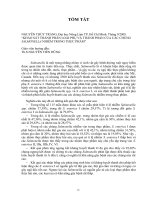 KHẢO SÁT THÀNH PHẦN LOÀI PHỤ VÀ THÀNH PHẦN KIỂU HUYẾT THANH CỦA CÁC CHỦNG SALMONELLA NHIỄM TRONG THỰC PHẨM  (Tóm tắt)