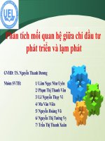 Phân tích mối quan hệ giữa chi đầu tư phát triển và lạm phát