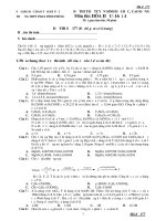 đề thi đại học cao đẳng môn hóa