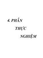 Thực nghiệm về  thành phần hóa học của lá cây xuân hoa