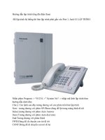 huong dan lap dat tong dai dien thoai panasonic