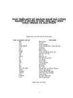 Phát triển một số ngành nghề thủ công nghiệp ở Huyện Từ Sơn, tỉnh Bắc Ninh