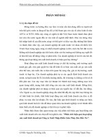 Phân tích hiệu quả hoạt động sản xuất kinh doanh tại Công ty Xuất Nhập Khẩu Lâm Thủy Sản Bến Tre