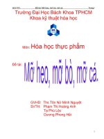 mỡ heo, mỡ bò, mỡ cá