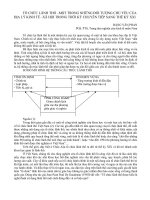 TỔ CHỨC LÃNH THỔ –MỘT TRONG NHỮNG ĐỐI TƯỢNG CHỦ YẾU CỦA ĐỊA LÝ KINH TẾ –XÃ HỘI TRONG THỜI KỲ CHUYỂN TIẾP SANG THẾ KỶ XXI