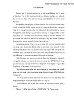 Một số giải pháp nhằm đẩy mạnh nghiệp vụ giao nhận vận chuyển hàng hóa xuất nhập khẩu bằng đường hàng không ở công ty TNHH tiếp vận Thăng Long