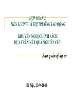 Tiền lương và thị trường lao động