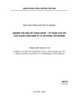 469 Nghiên cứu một số vấn đề kĩ thuật công nghệ chủ yếu trong thương mại điện tử