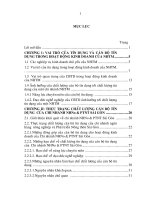 445 Một số giải pháp nâng cao chất lượng của quỹ tín dụng cho chi nhánh ngân hàng Nông nghiệp và Phát triển nông thôn Sài Gòn