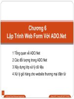 Chương 6: Lập trình web form với ADO.Net