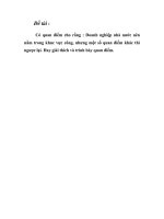 Doanh nghiệp nhà nước nên nằm trong khuc vực công, nhưng một số quan điểm khác thì ngược lại. Hay giải thích và trình bày quan điểm