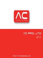 giới thiệu công ty TNHH AC PRO