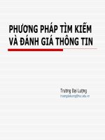 Phương pháp tìm kiếm và đánh giá thông tin